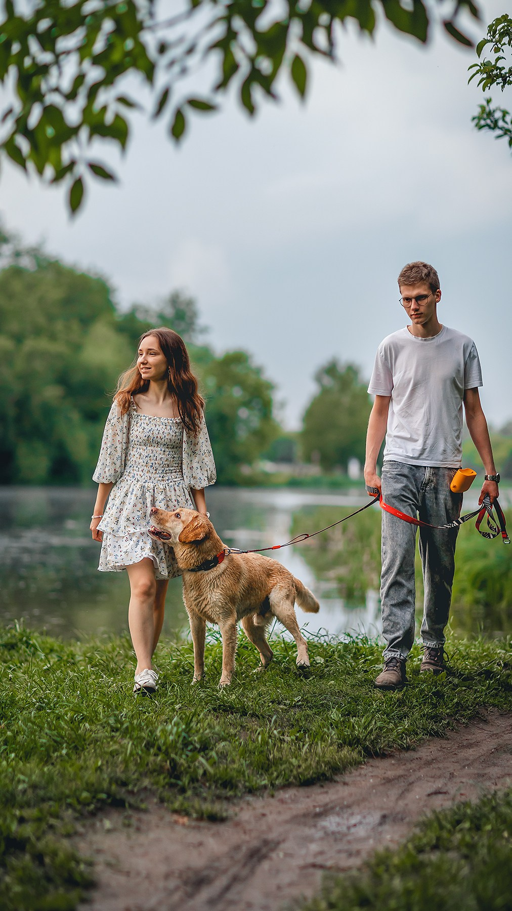 Костик, Валерия и Сергей. Семейный фотограф анималист Мария Крючкова