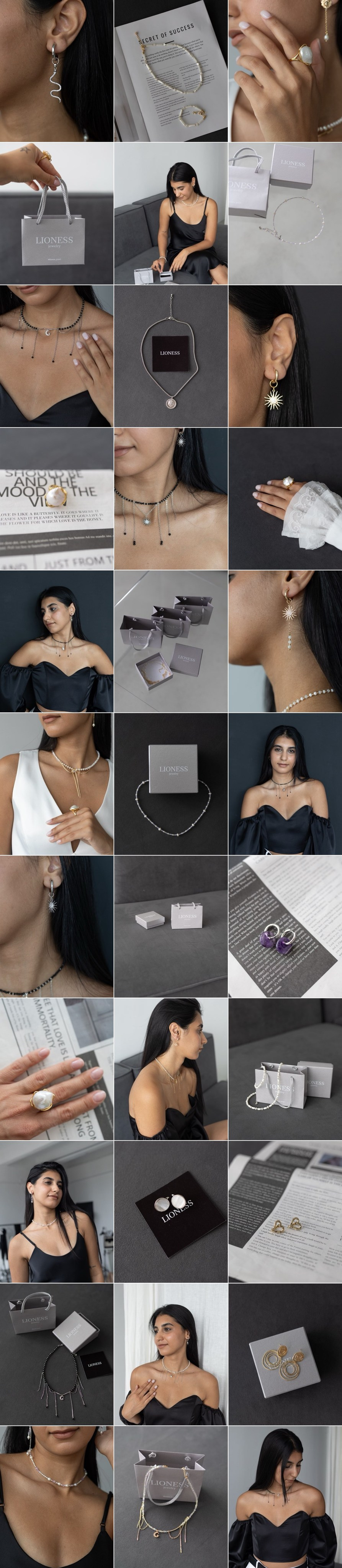 Контент-съёмка для бижутерии ручной работы LIONESS