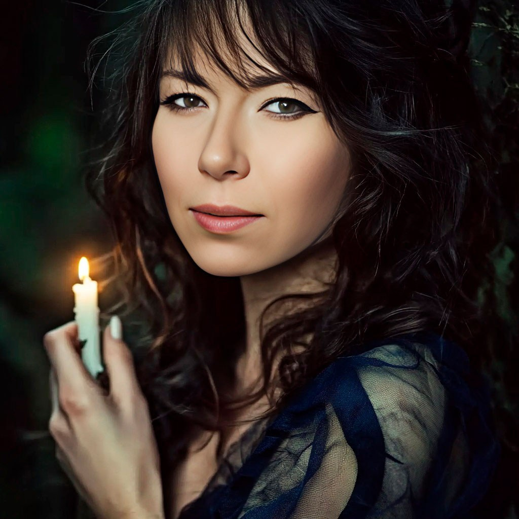 Нейрофотосессия для Александры. Сказочный образ — девушка со свечой. ФотоХудожник Харитонова Ирина г. Санкт-Петербург