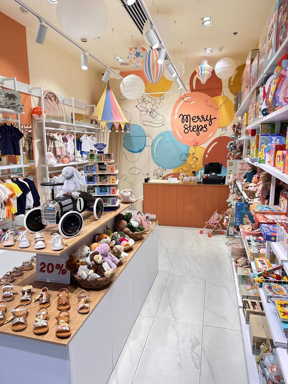 Herzliya, 7Stars Mall. Olga Goldina architectural interior design, styling and staging