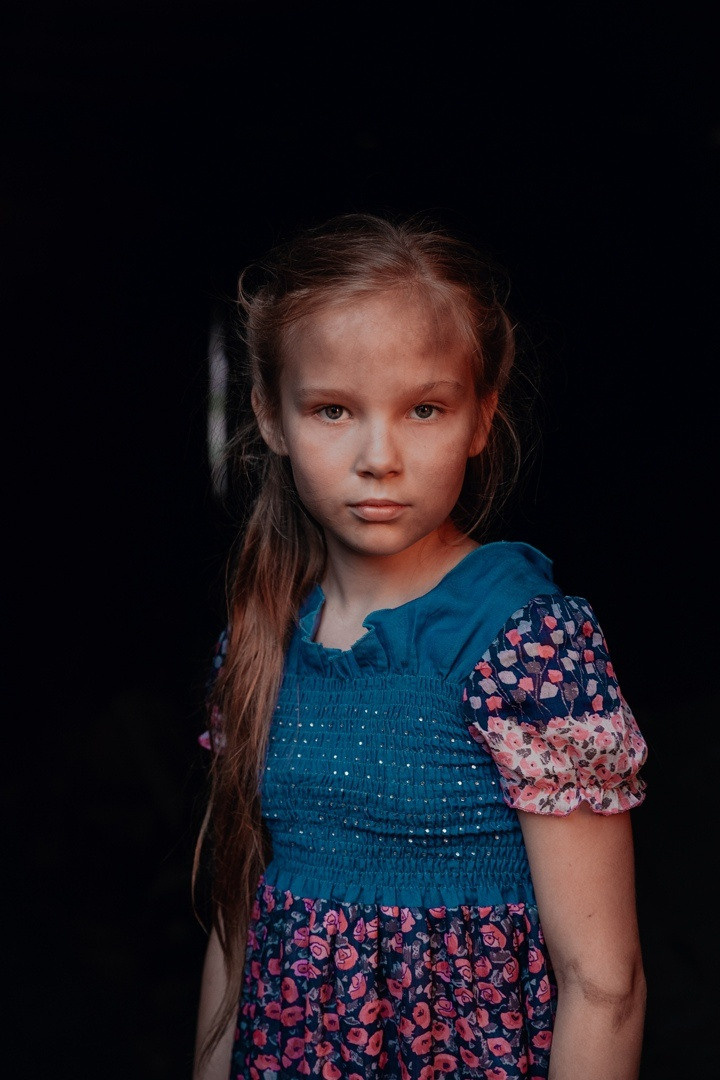 Детский портрет. Фотограф Виталий Верескун. Козельск-Калуга