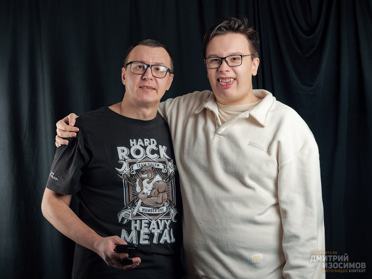 Автопортрет с сыном