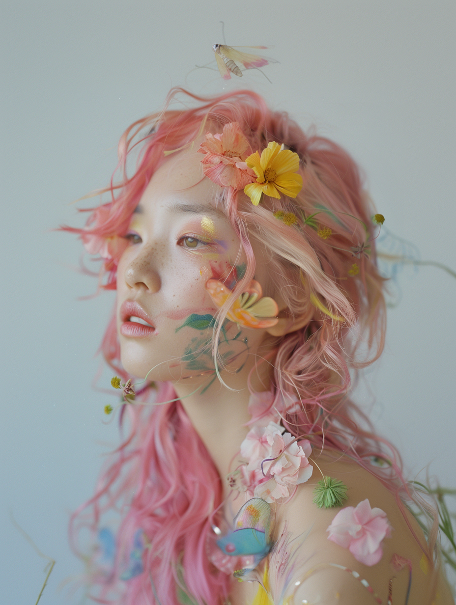 Цветы. AI художник и фотограф Ольга Косина