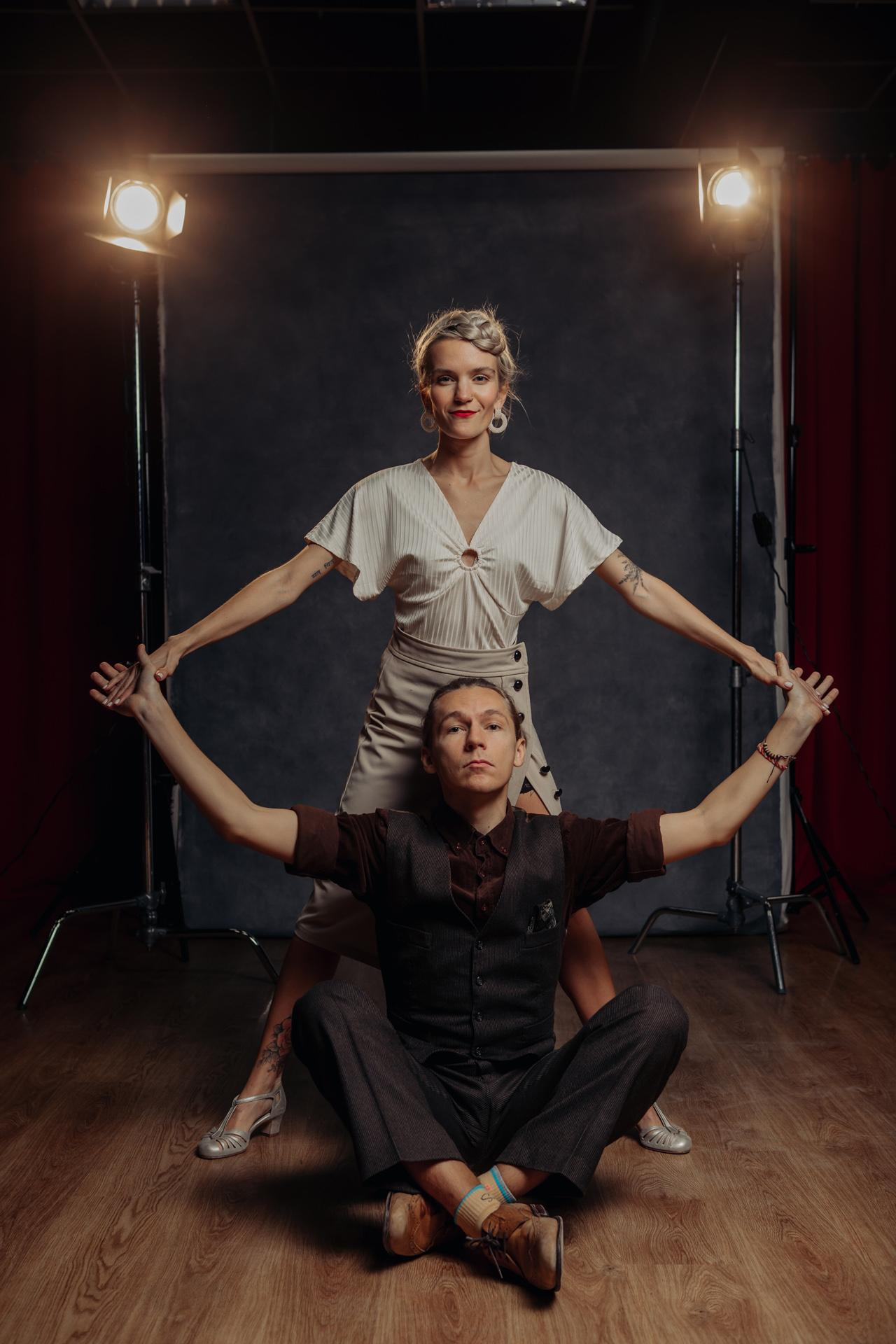 фотосессия команды в Санкт-Петербурге, деловой портрет, фотография танцора