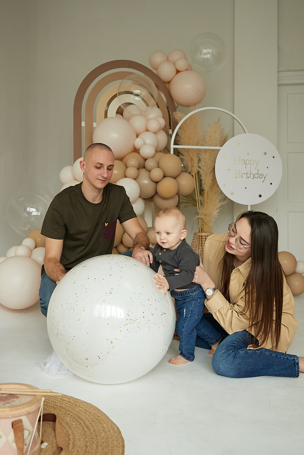 семейная фотосессия на годик Краснодар, годовасие Краснодар