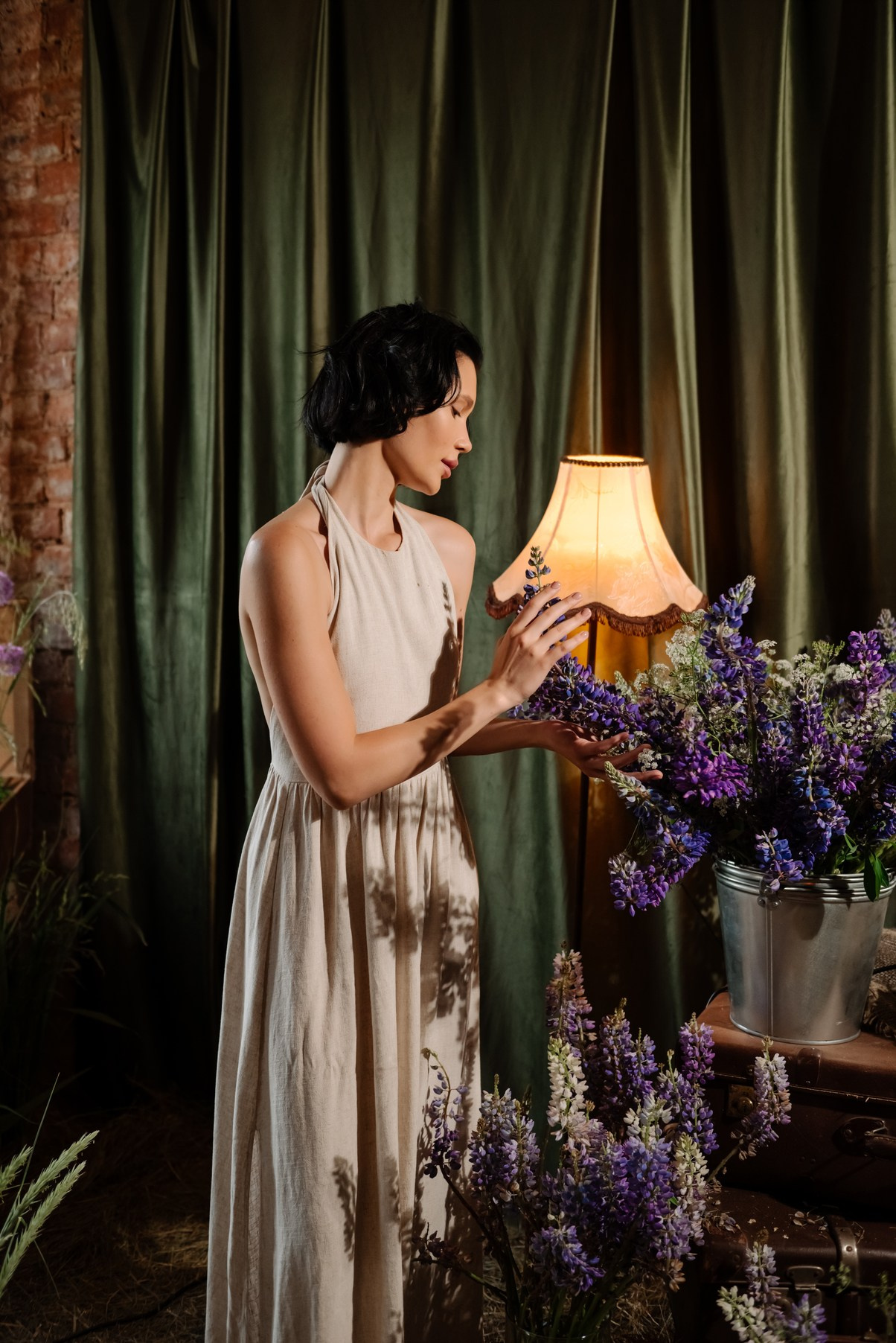 Индивидуальная. С люпинами. Свадебный и сеейный фотограф в Санкт-Петербурге Елена Худякова