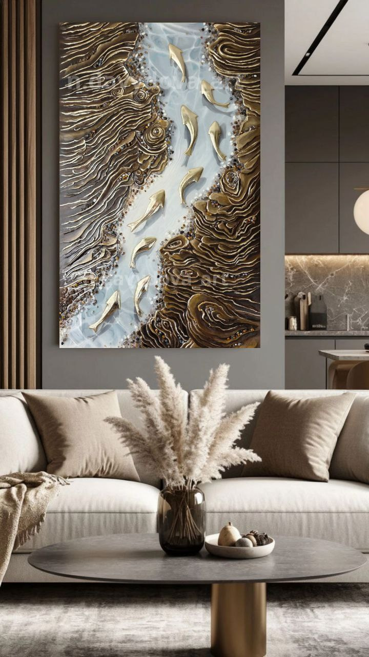 Горный ручей. Художник