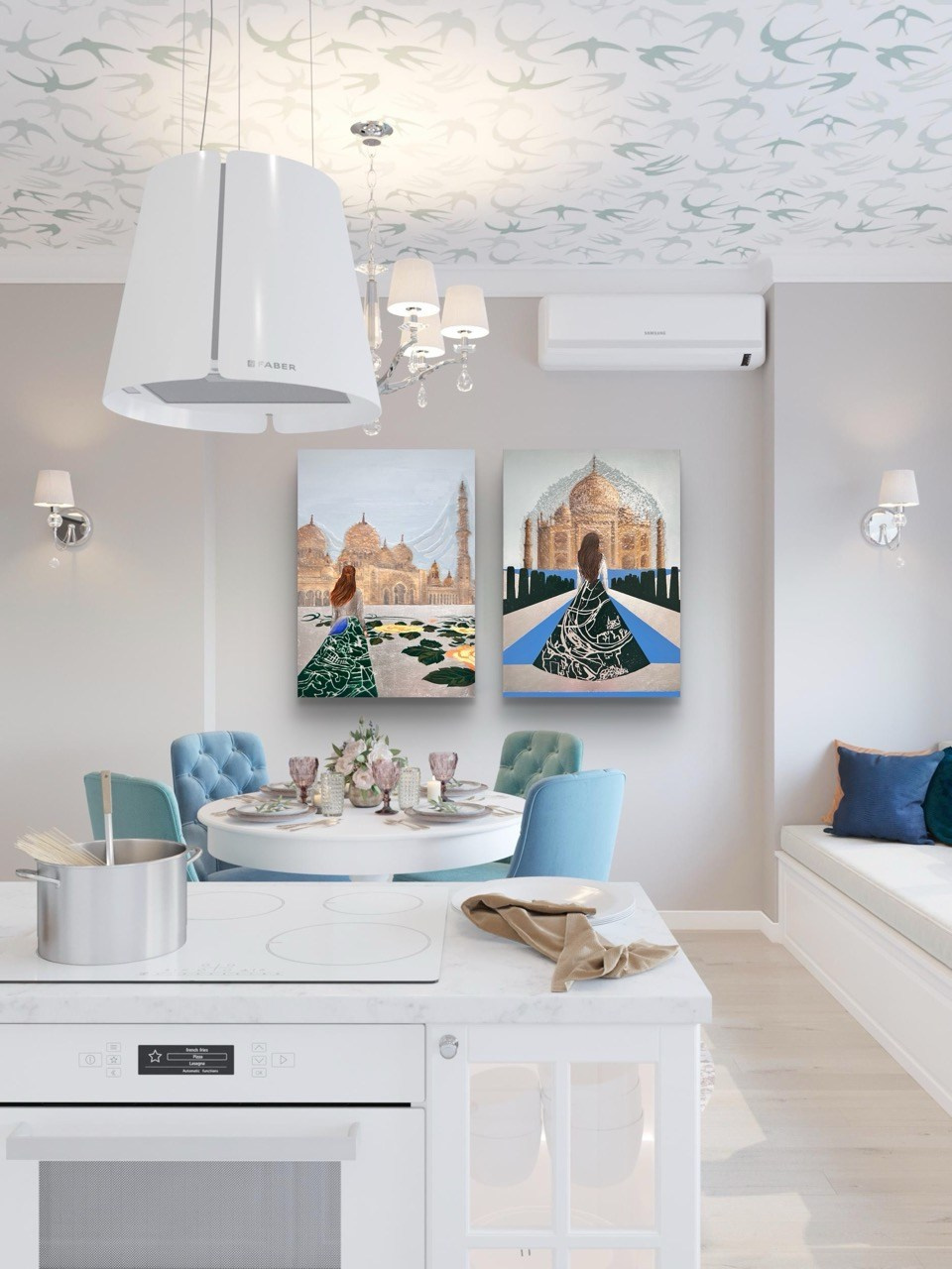 Серия «Волшебница Изумрудного Востока». Картины пейзаж