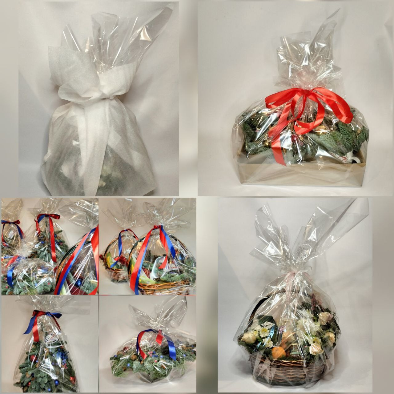 Каждая работа подлежит упаковке и передаче Вам в соответствующем виде. Упаковка может отличаться, в зависимости от температурного режима на улице. Выполняет защитные функции для декора, флористических губок, а также хвои.