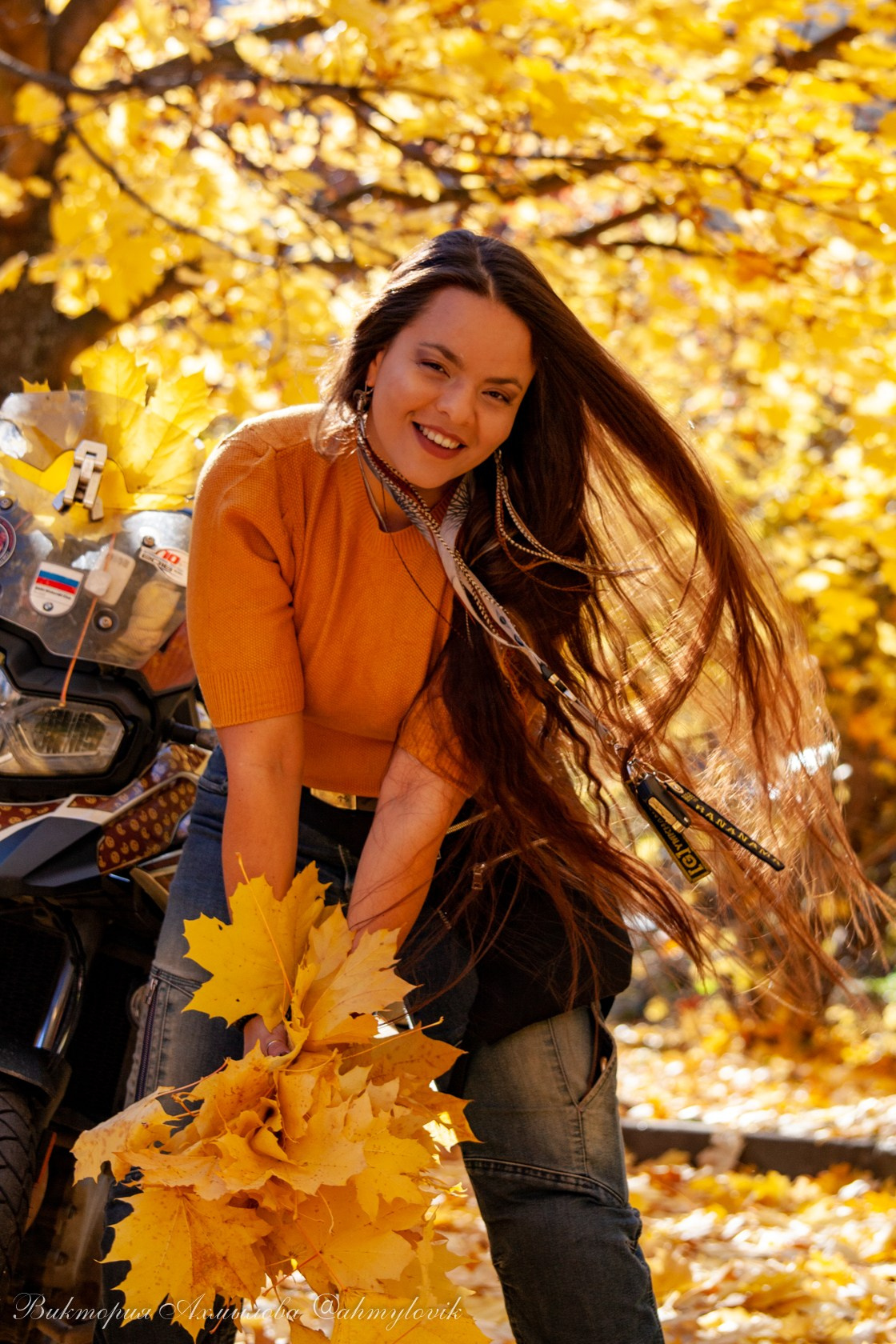 Маша Печенька (BMW GS1200). Виктория Ахмылова. Фотограф в Москве