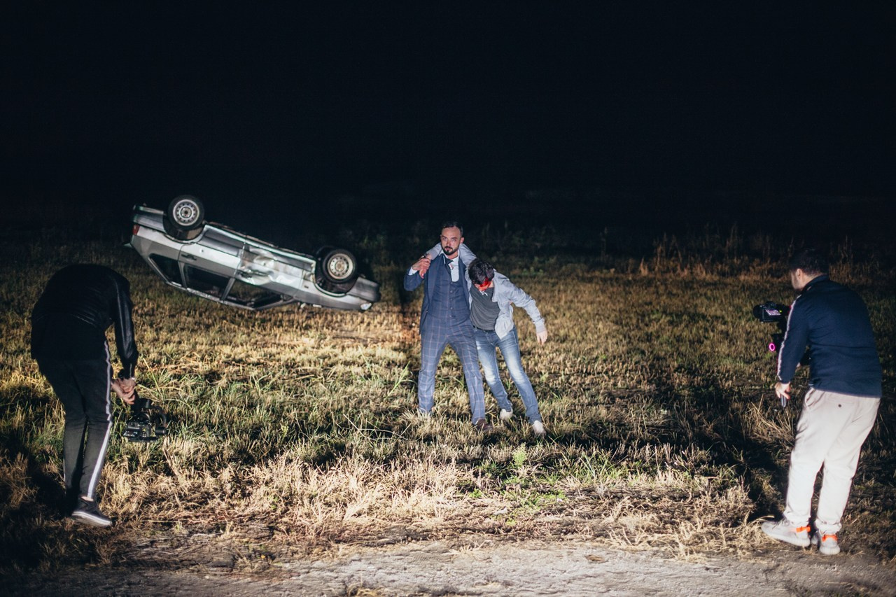 Бэкстейдж съемка рекламы. Фотограф Денис Денисов