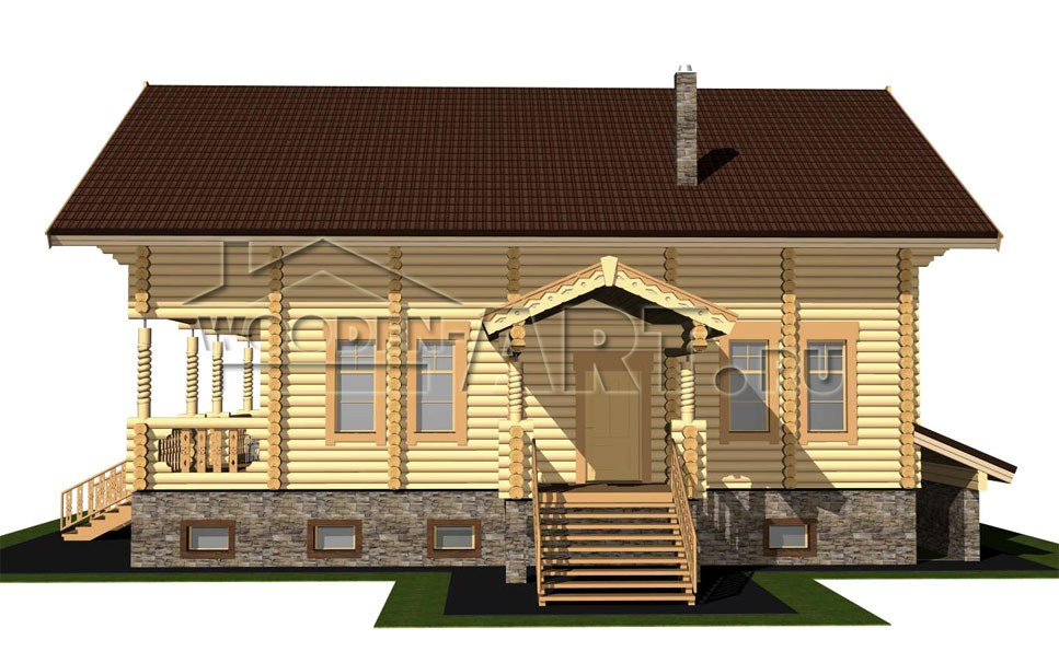 «Ягунино» 355 кв. м. Проекты деревянных домов