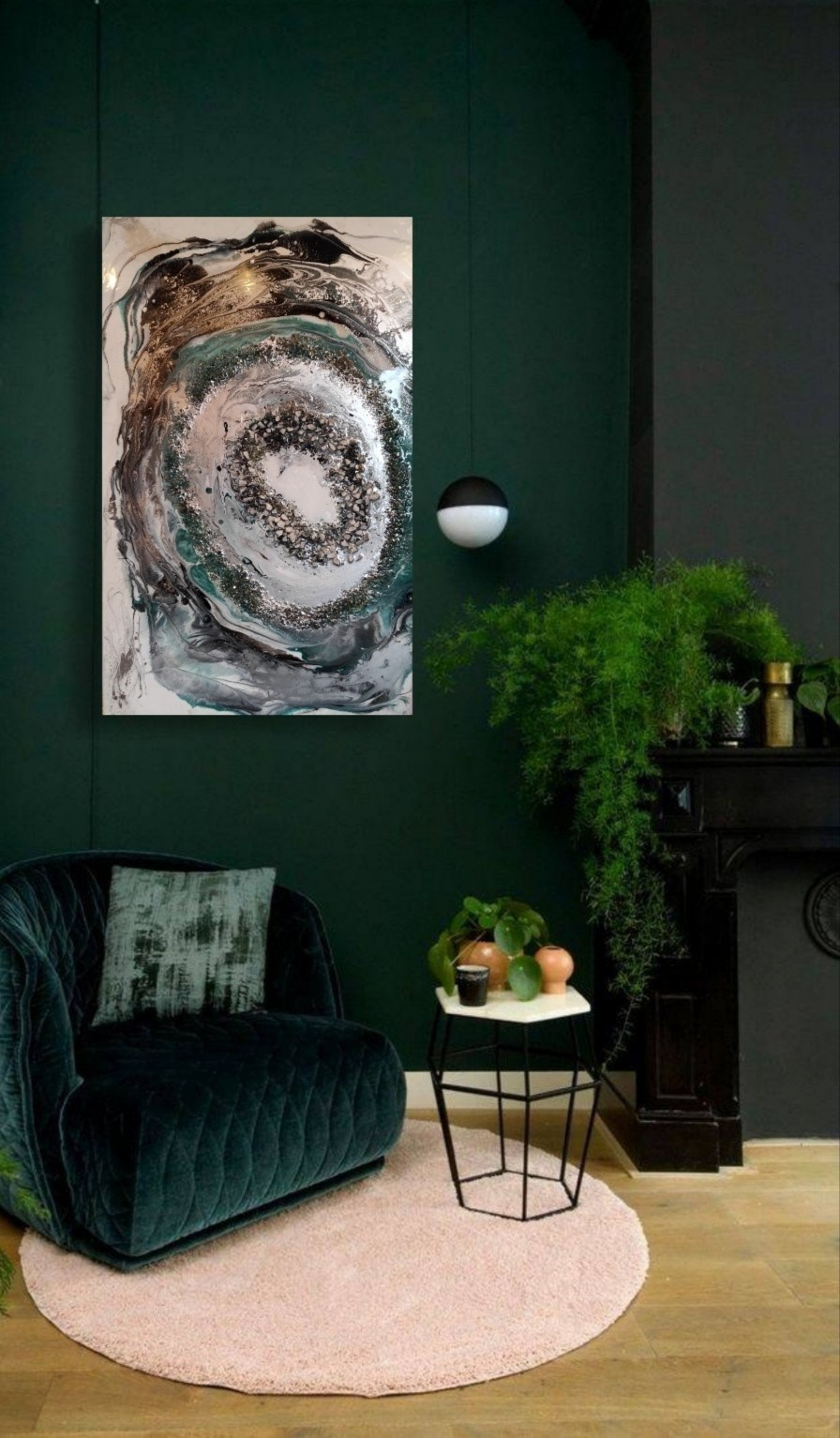 Картина " Воронка времени» 50×80. Художник Виктория Руш из Москвы