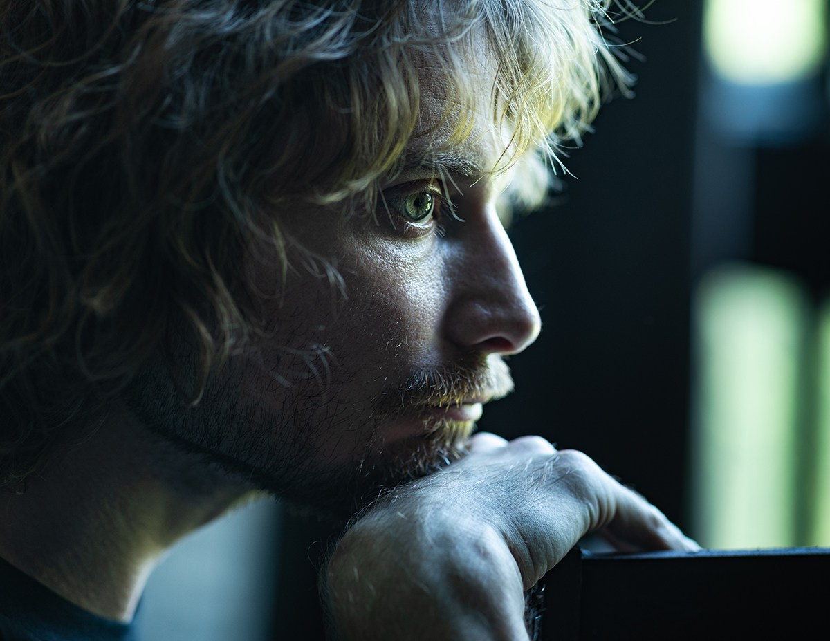 Studio portrait. Documentary and art photographer Alexey Terentyev