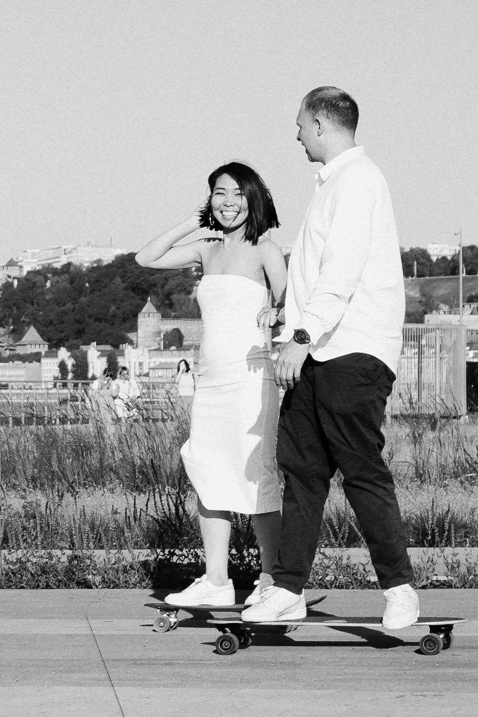 Прогулка с молодоженами. Фотографии с любовью