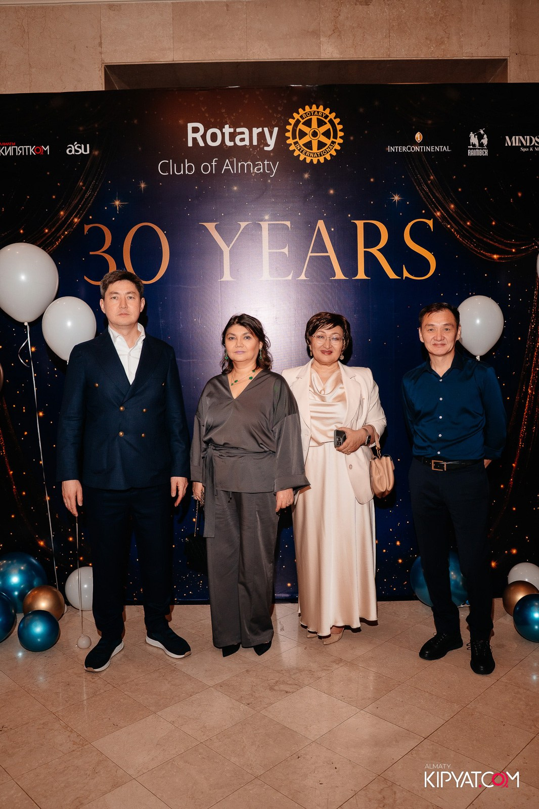 БЛАГОТВОРИТЕЛЬНЫЙ УЖИН В ЧЕСТЬ 30-ЛЕТИЯ ROTARY CLUB OF ALMATY. КИПЯТКОМ АЛМАТЫ!
