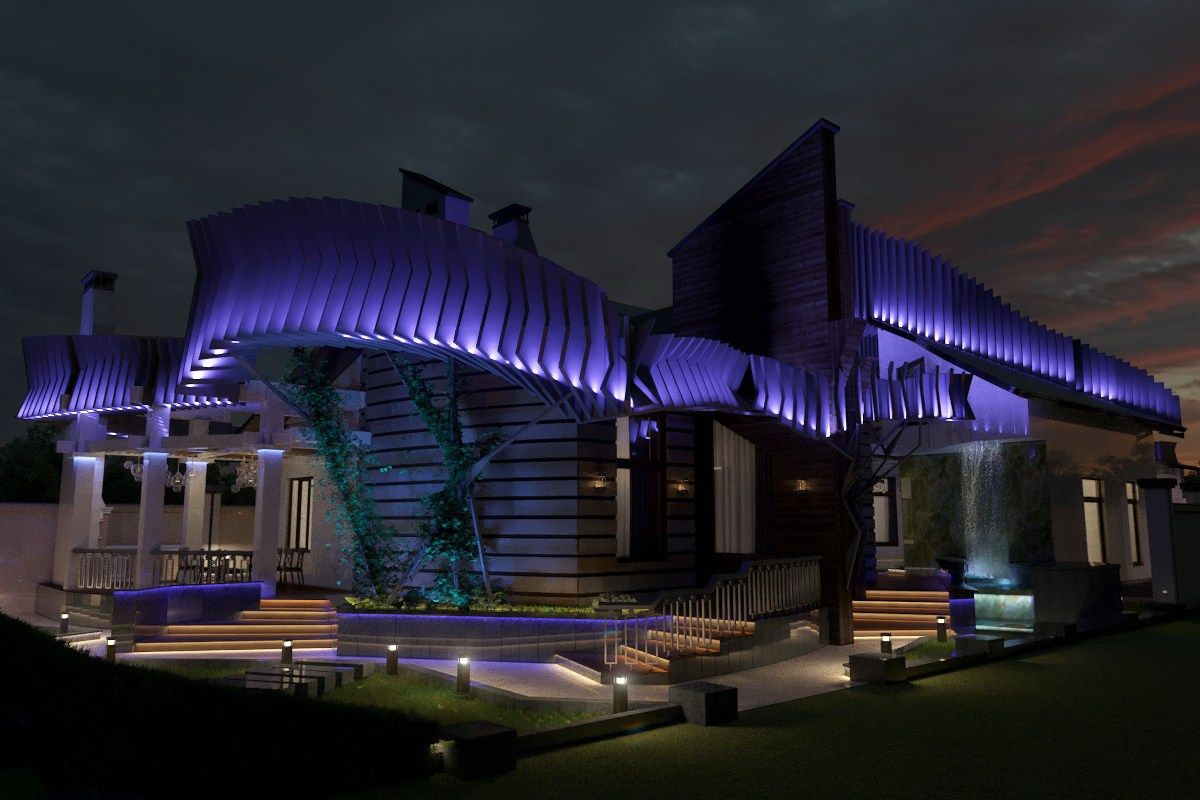 Проект частного дома в деревне Михалково