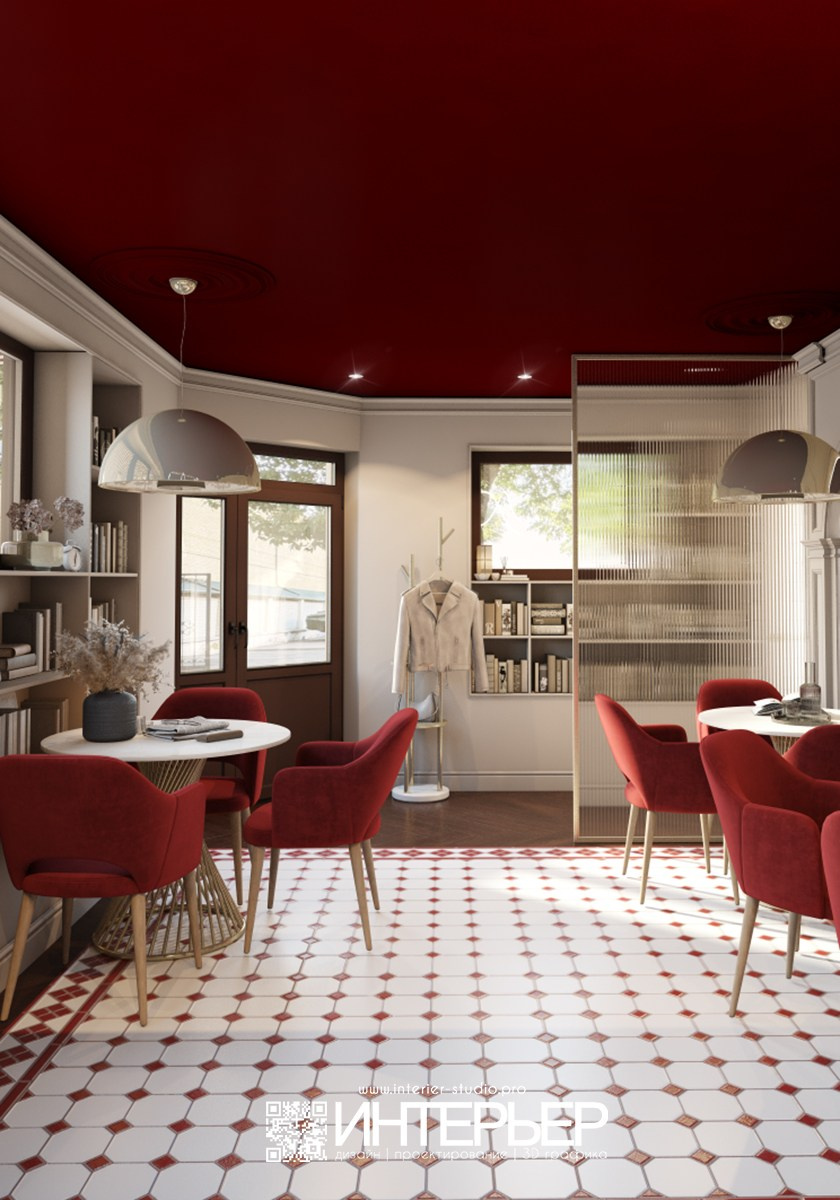 Дизайн-проект кофейни пер. Крепостной, г. Кисловодск. Дизайн интерьера, 3D визуализация и 3D моделирование. Создание проектов и чертежей. КМВ: Кисловодск, Пятигорск, Ессентуки и удаленно