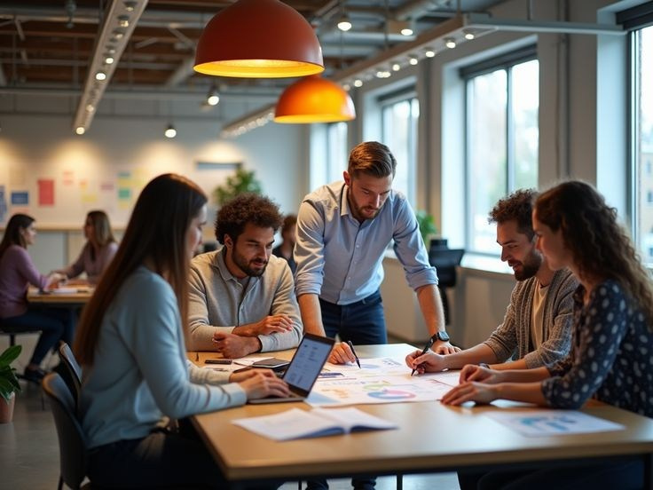 Сотрудники за работой. Главная