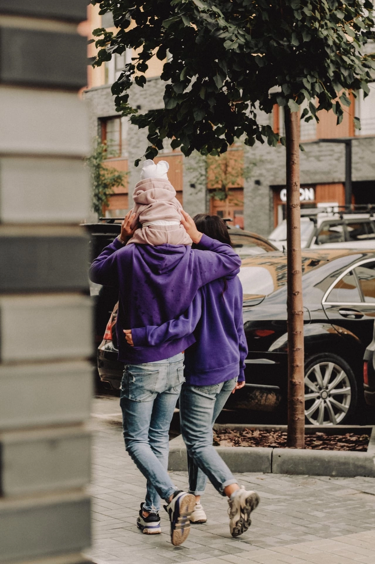 Анечка с папой и мамой. Семейный фотограф Полина Легачева