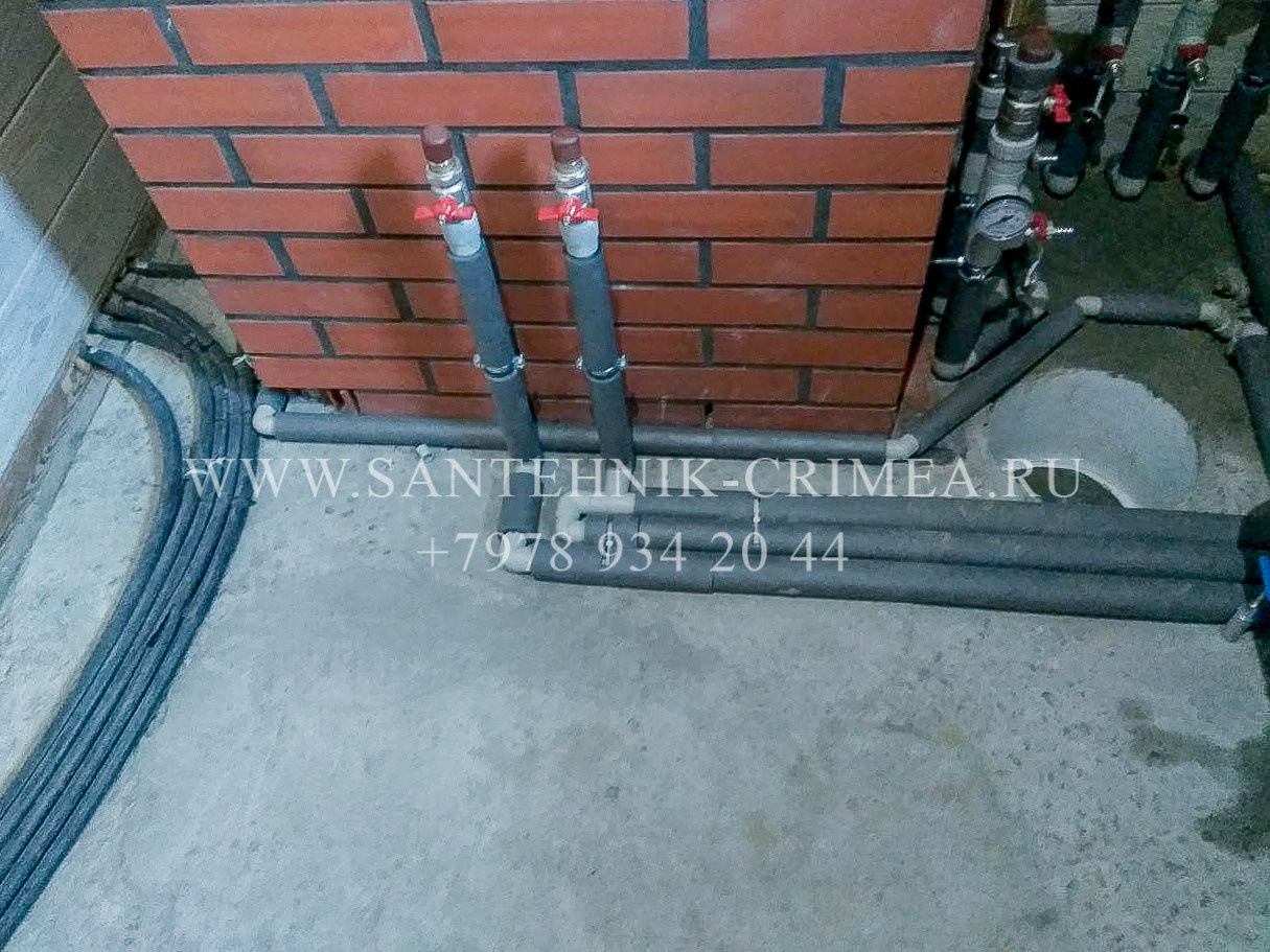 Монтаж магистралей отопления и водопровода. Сантехнические работы любой сложности. Симферополь. Крым