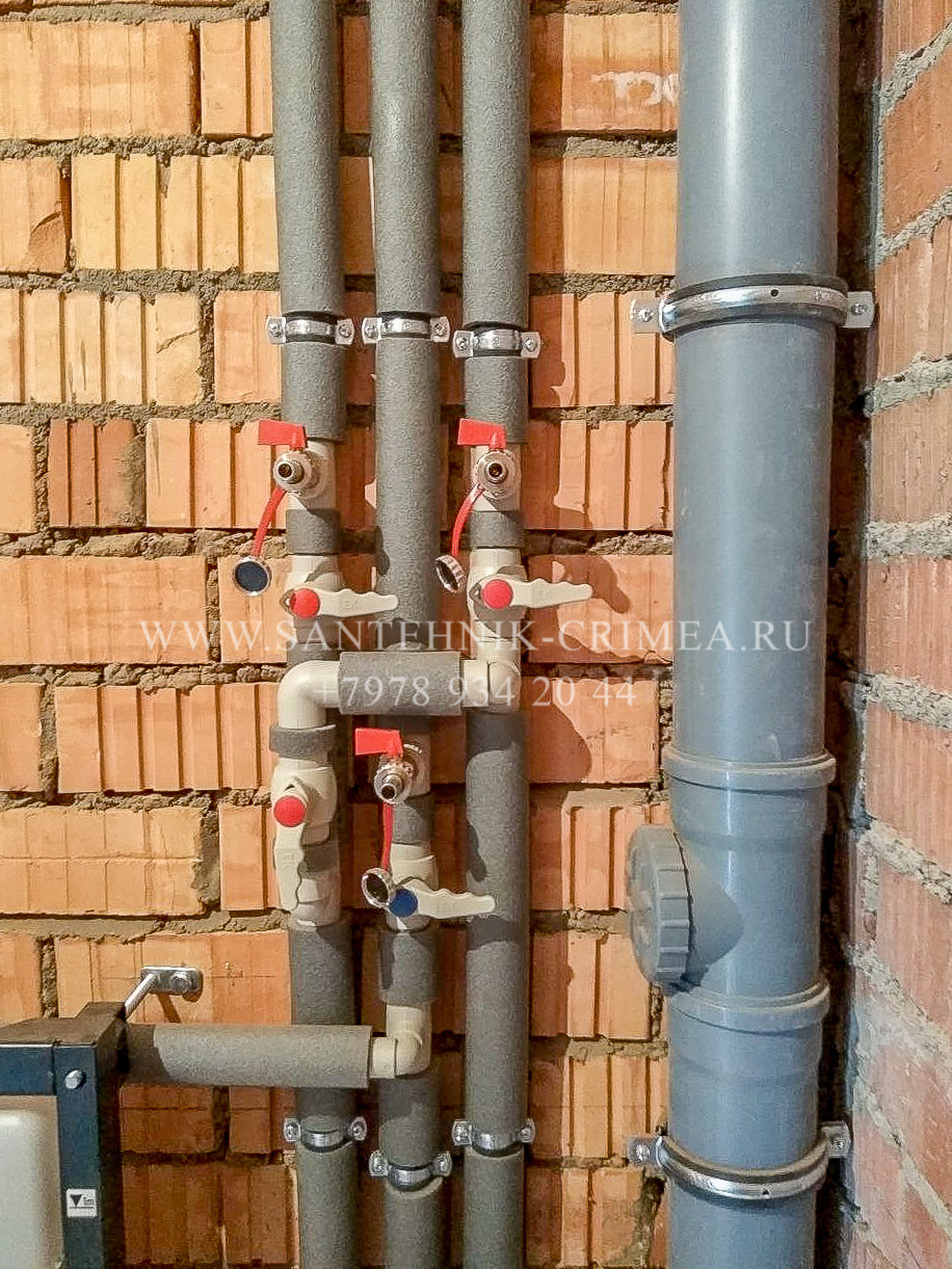 Монтаж магистралей отопления и водопровода. Сантехнические работы любой сложности. Симферополь. Крым