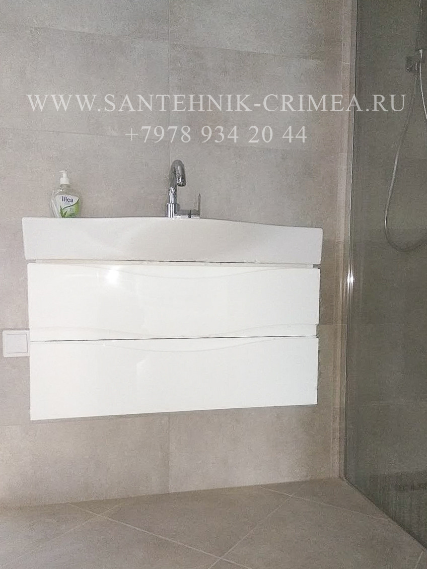 Установка чистового сантехнического фаянса. Сантехнические работы любой сложности. Симферополь. Крым