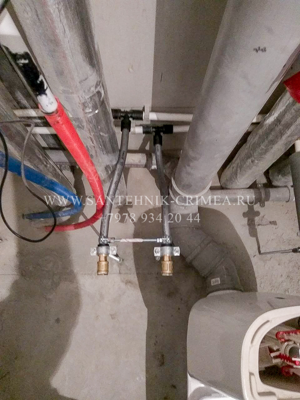 Монтаж магистралей отопления и водопровода. Сантехнические работы любой сложности. Симферополь. Крым