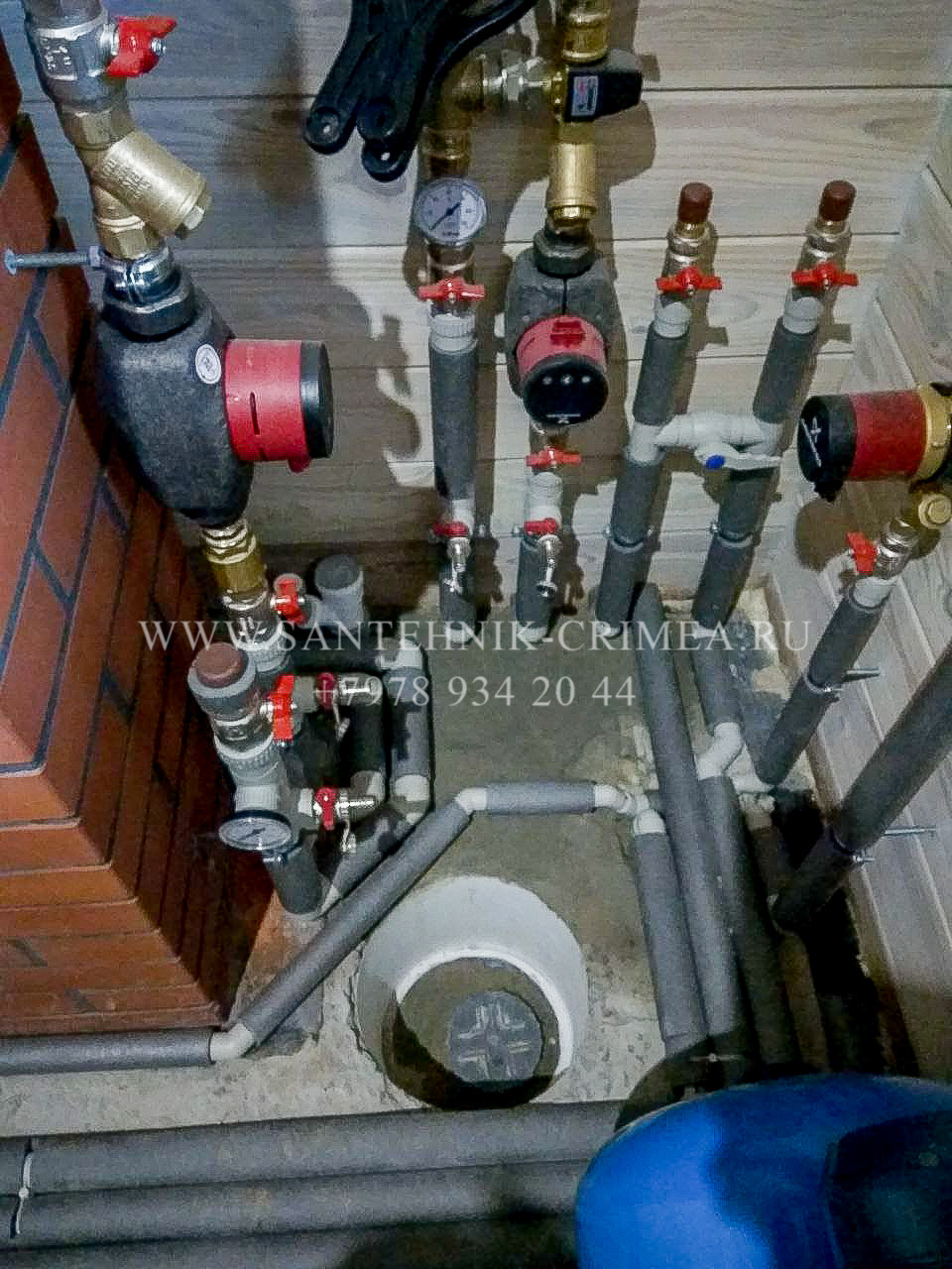 Монтаж магистралей отопления и водопровода. Сантехнические работы любой сложности. Симферополь. Крым