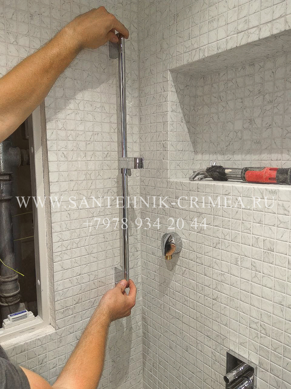 Установка чистового сантехнического фаянса. Сантехнические работы любой сложности. Симферополь. Крым