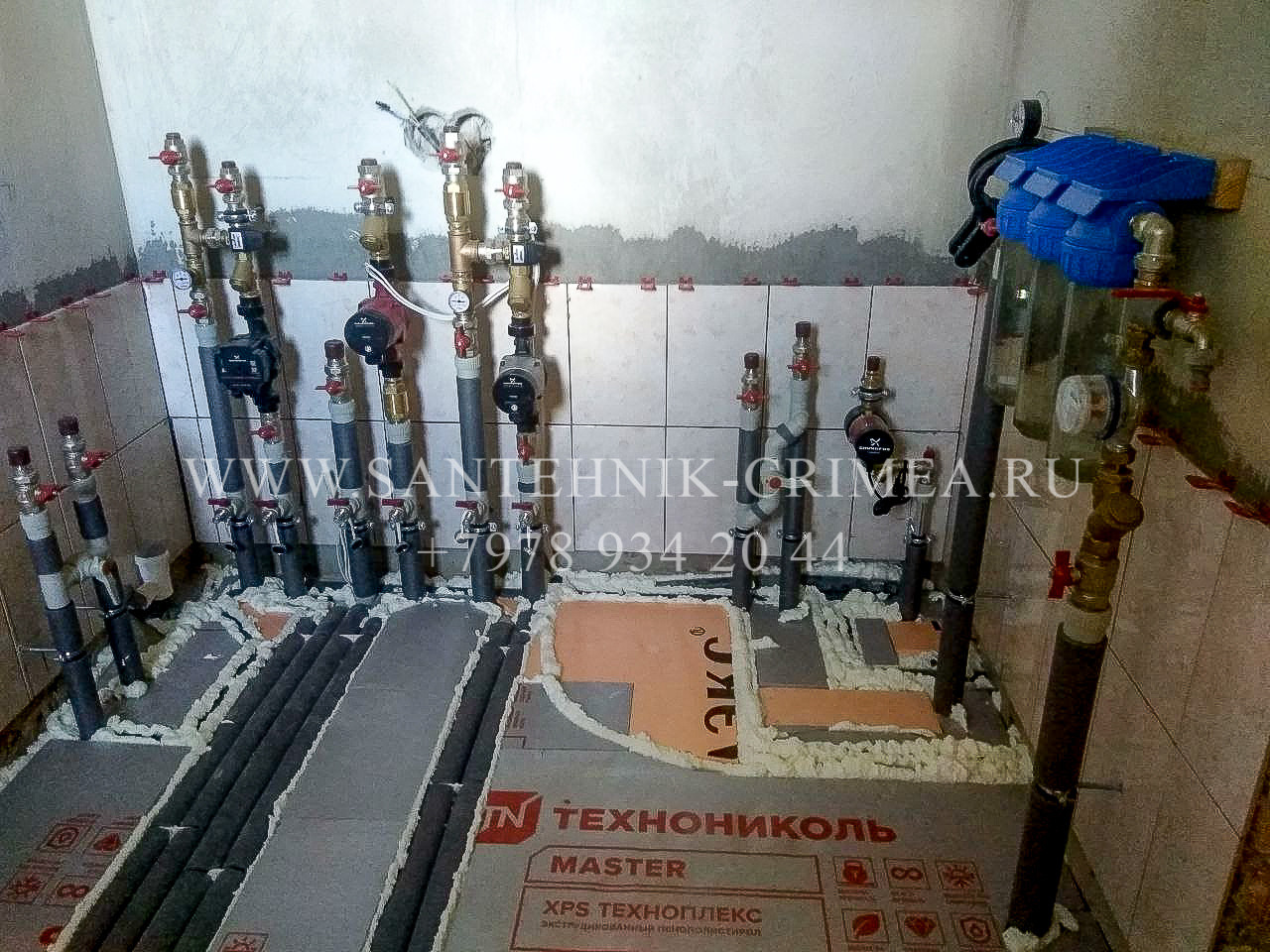 Монтаж магистралей отопления и водопровода. Сантехнические работы любой сложности. Симферополь. Крым