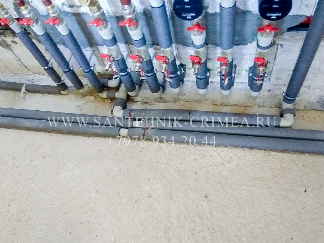 Монтаж магистралей отопления и водопровода. Сантехнические работы любой сложности. Симферополь. Крым