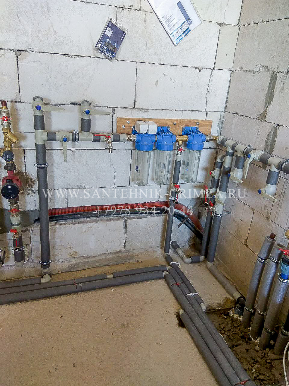 Монтаж магистралей отопления и водопровода. Сантехнические работы любой сложности. Симферополь. Крым