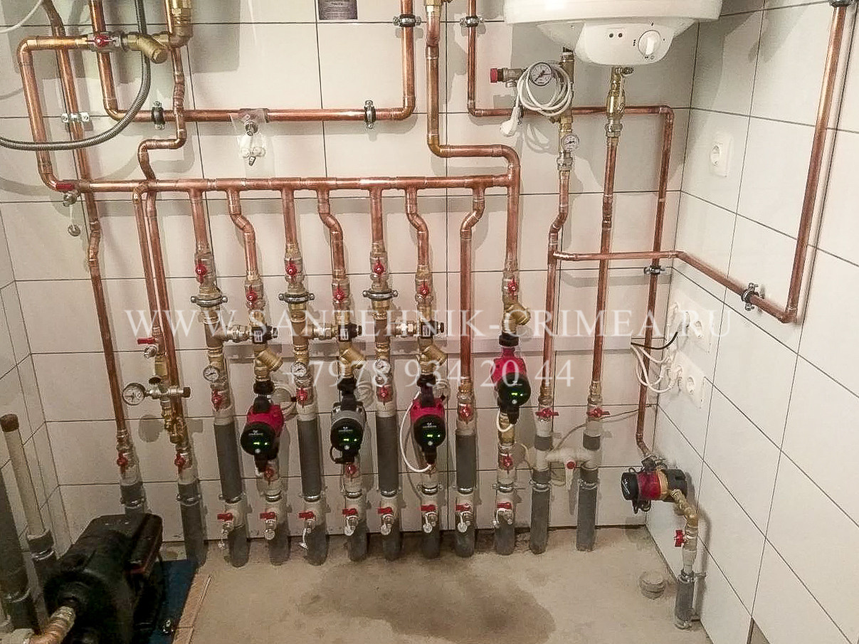 Монтаж магистралей отопления и водопровода. Сантехнические работы любой сложности. Симферополь. Крым