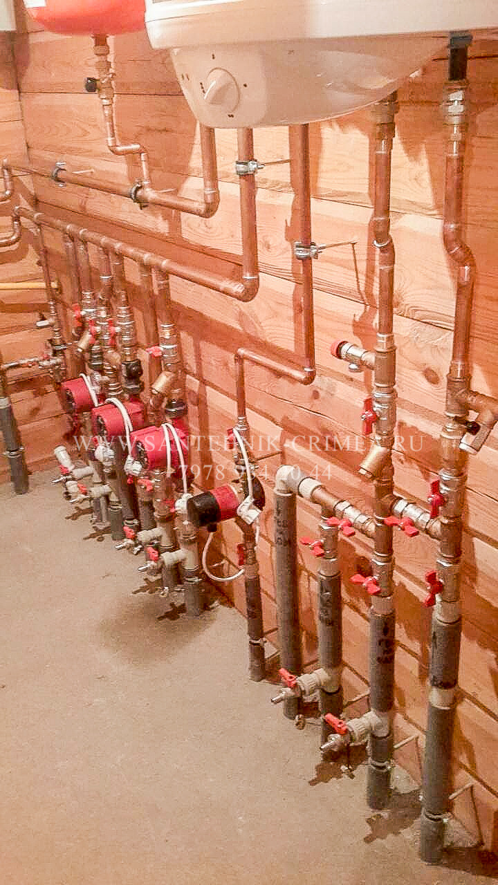 Монтаж магистралей отопления и водопровода. Сантехнические работы любой сложности. Симферополь. Крым