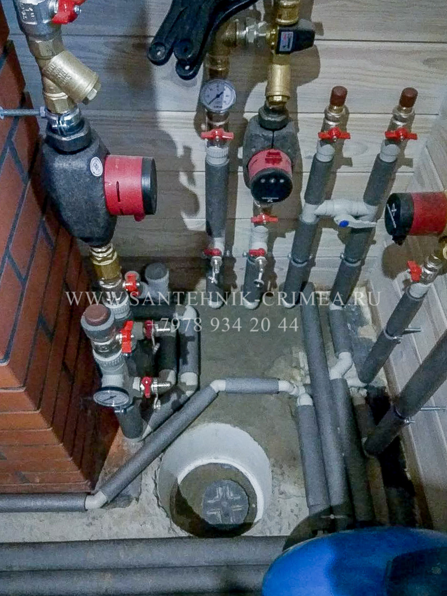 Монтаж магистралей отопления и водопровода. Сантехнические работы любой сложности. Симферополь. Крым