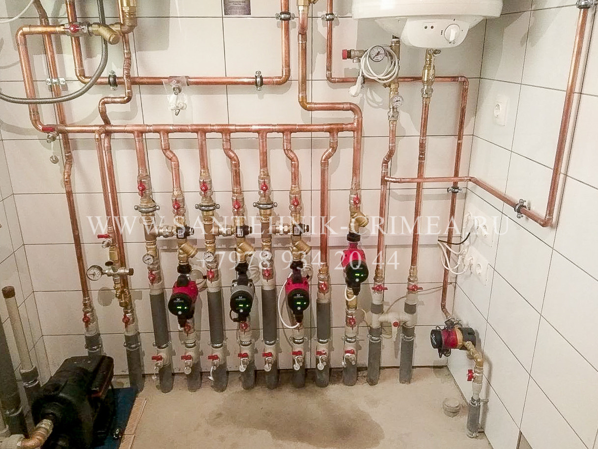 Монтаж магистралей отопления и водопровода. Сантехнические работы любой сложности. Симферополь. Крым