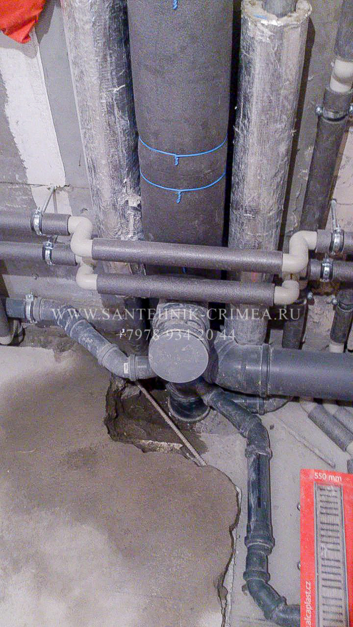 Монтаж магистралей отопления и водопровода. Сантехнические работы любой сложности. Симферополь. Крым