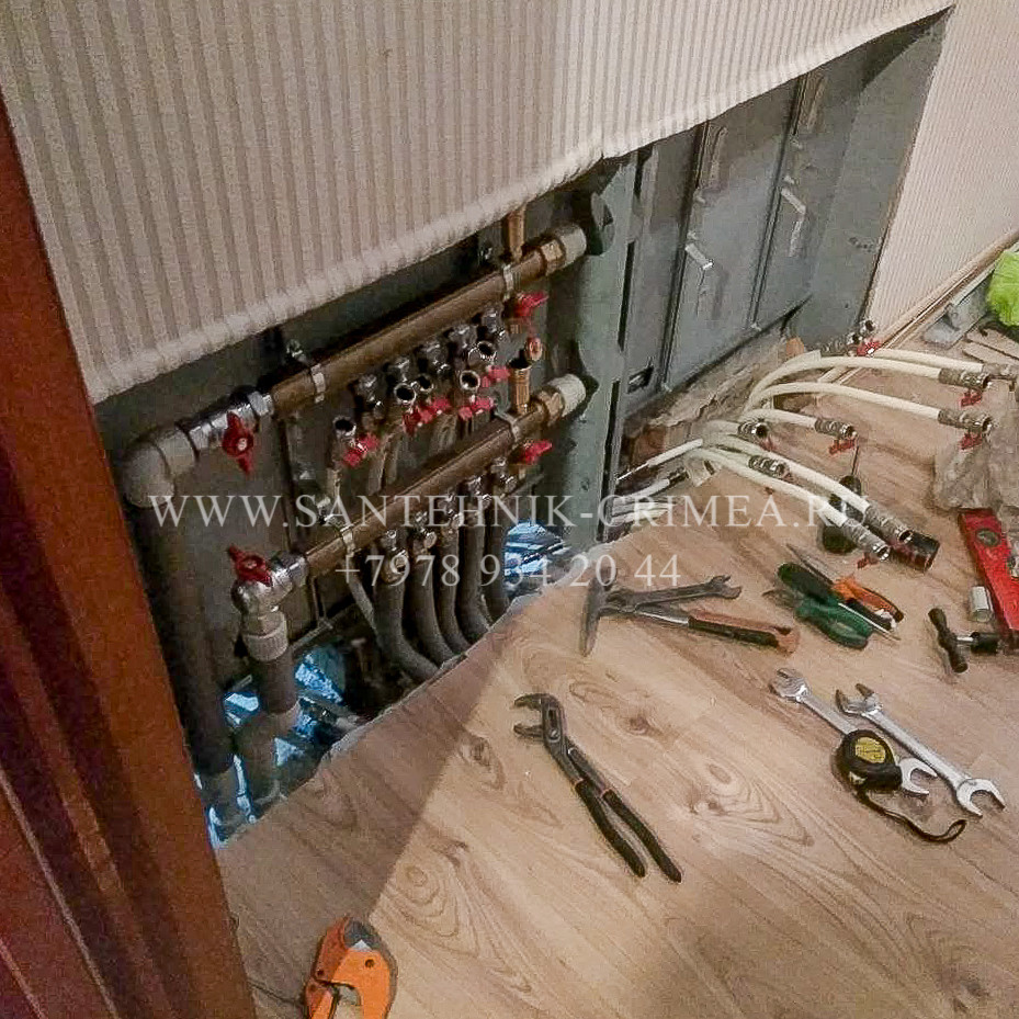 Монтаж магистралей отопления и водопровода. Сантехнические работы любой сложности. Симферополь. Крым