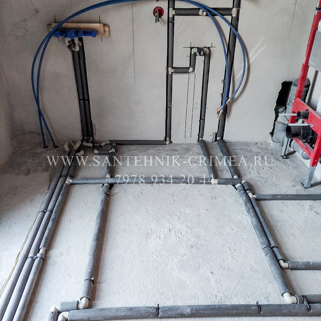 Монтаж магистралей отопления и водопровода. Сантехнические работы любой сложности. Симферополь. Крым