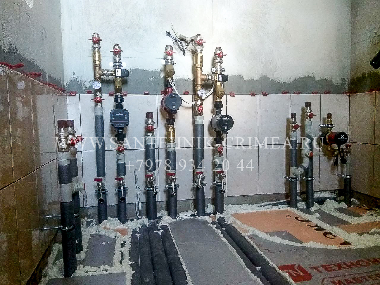 Монтаж магистралей отопления и водопровода. Сантехнические работы любой сложности. Симферополь. Крым