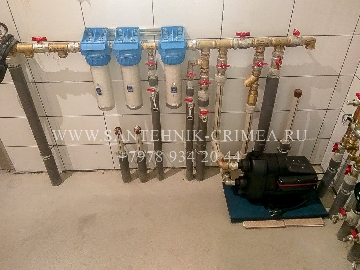 Монтаж магистралей отопления и водопровода. Сантехнические работы любой сложности. Симферополь. Крым