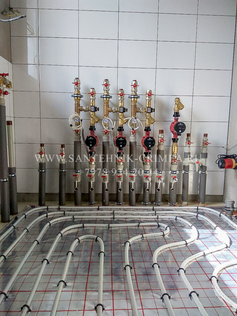 Монтаж магистралей отопления и водопровода. Сантехнические работы любой сложности. Симферополь. Крым