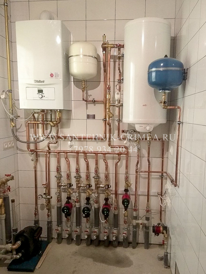 Монтаж магистралей отопления и водопровода. Сантехнические работы любой сложности. Симферополь. Крым