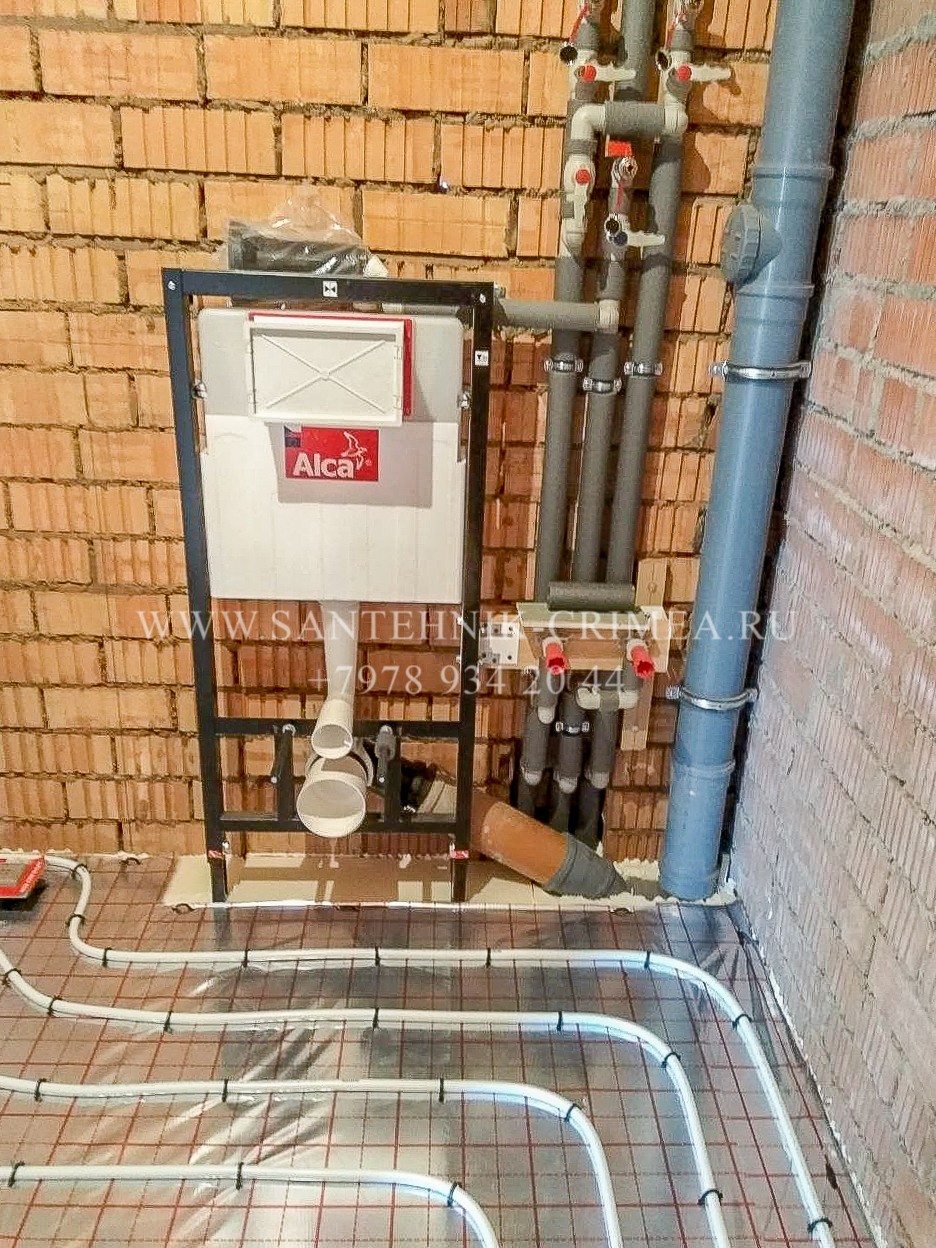 Монтаж магистралей отопления и водопровода. Сантехнические работы любой сложности. Симферополь. Крым