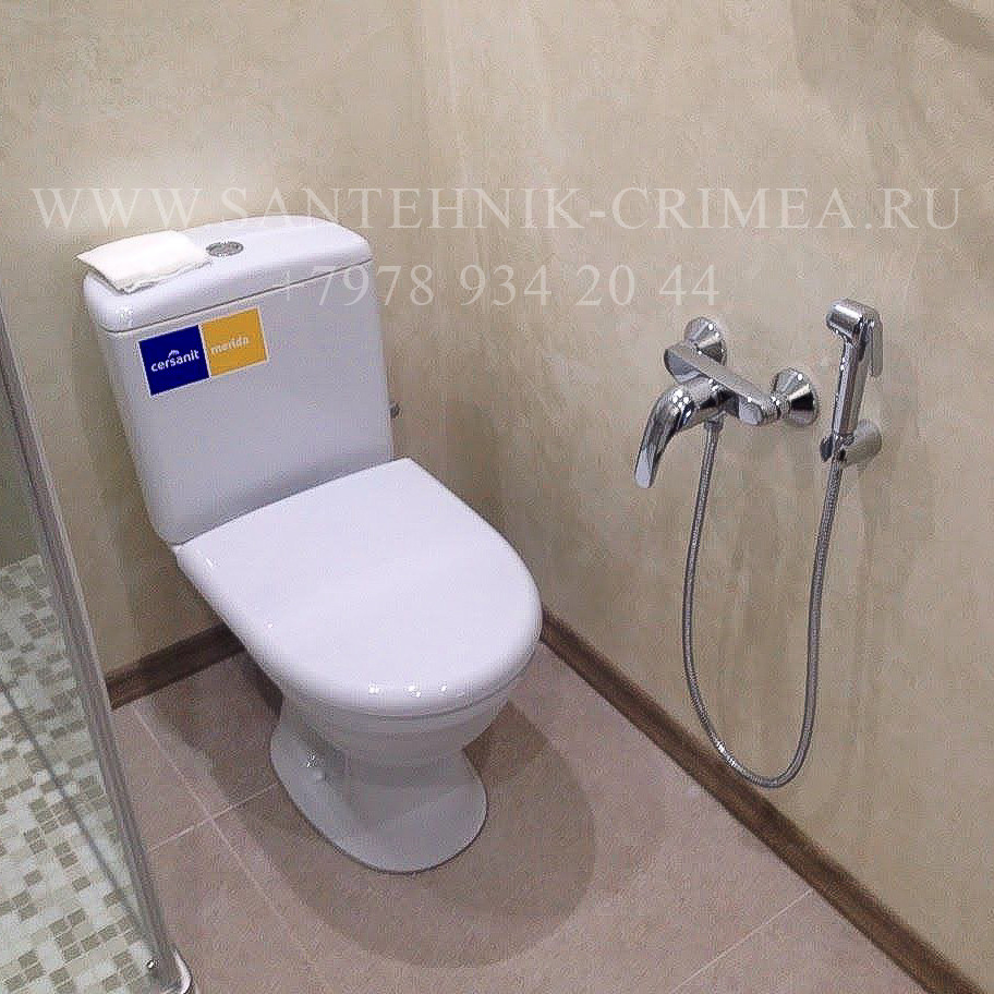 Установка чистового сантехнического фаянса. Сантехнические работы любой сложности. Симферополь. Крым