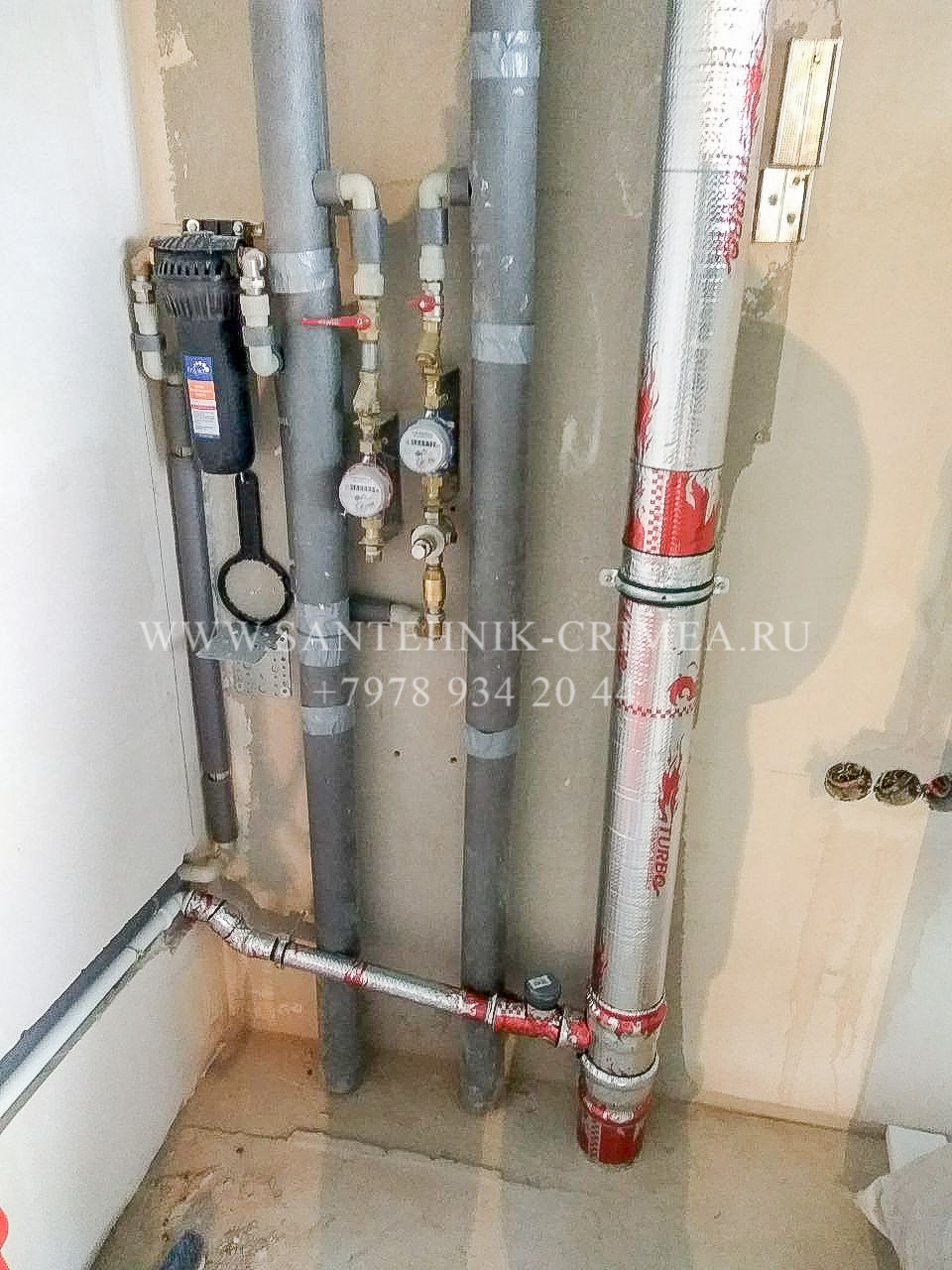Монтаж магистралей отопления и водопровода. Сантехнические работы любой сложности. Симферополь. Крым
