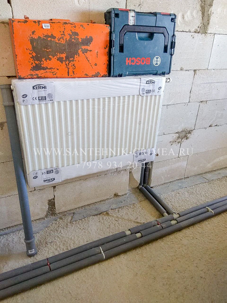 Монтаж магистралей отопления и водопровода. Сантехнические работы любой сложности. Симферополь. Крым