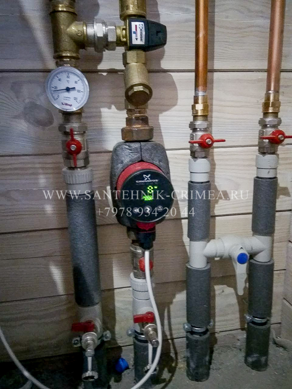 Монтаж магистралей отопления и водопровода. Сантехнические работы любой сложности. Симферополь. Крым