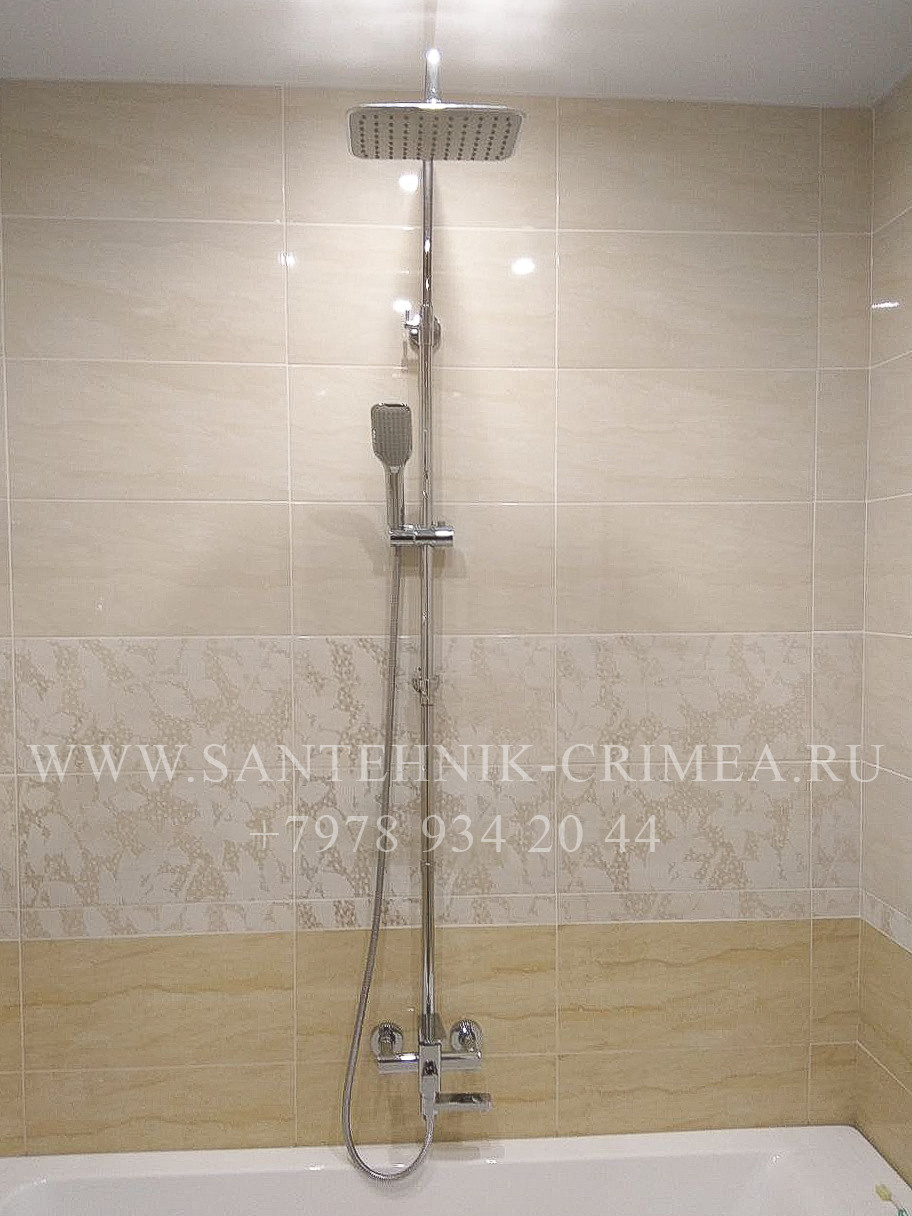 Установка чистового сантехнического фаянса. Сантехнические работы любой сложности. Симферополь. Крым